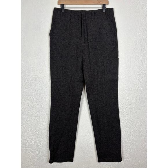 Vintage Polo Sport Men's 100% Wool Zippered Hem Pants Size 33/34